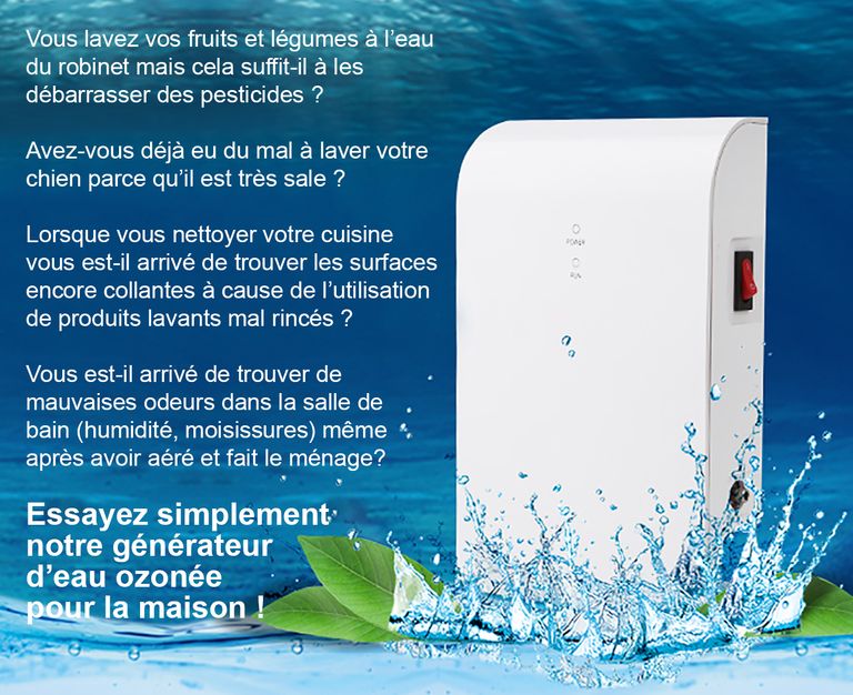FU-021SP Générateur d'eau ozonée sans pompe à air - France UV-C