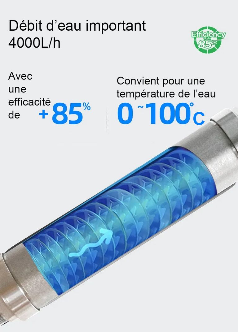 FU-H501 et FU-H502 Filtration de l'eau du robinet - Modèle à mettre sous l'évier - France UV-C