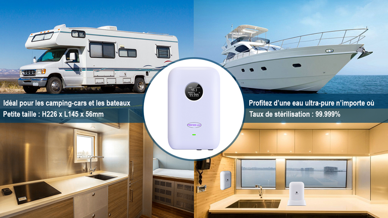 BOX UVC LED stérilisation de l'eau pour bateaux et camping-cars - France UVC