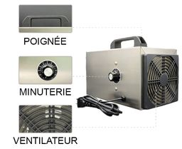 Générateur d'ozone 10g/h - FU-Q10g - France UV-C