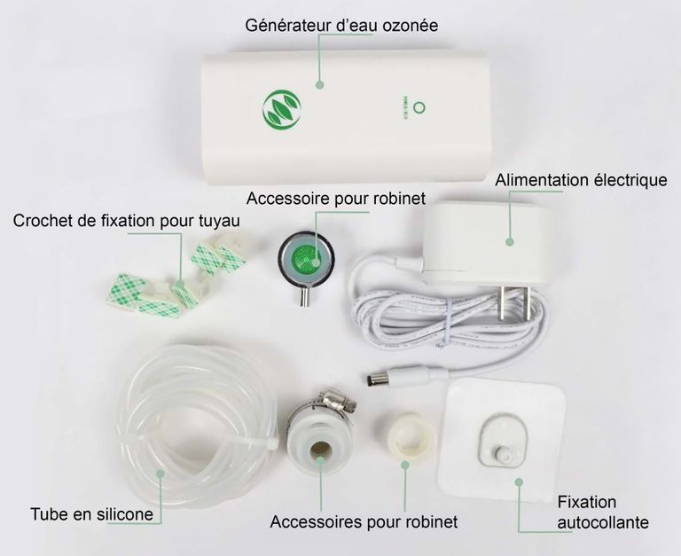 Ozoniseur portable pour robinet - France UV-C