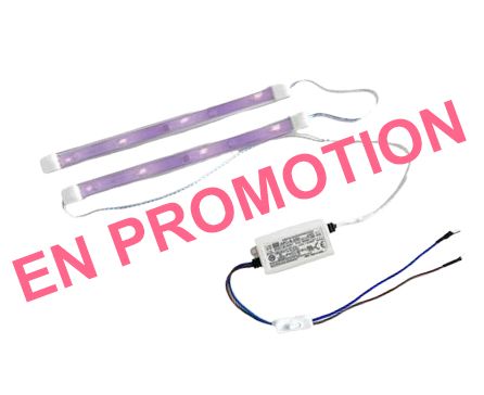 Kit Led UV-C + UV-A +  Films photocatalytiques pour climatiseur mural France UV-C