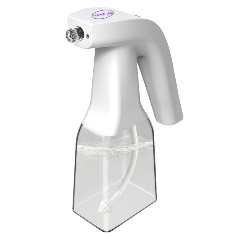 OZO-SPRAY spray eau ozonée par électrolyse - 0.5 à 3.5 mg/L (PPM) - Nettoie, dégraisse et désodorise sans produits chimiques - France UV-C