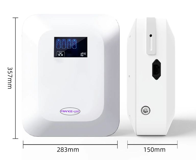 Dimensions du Générateur d'eau ozonée 0.5 à 3.5mg/L (PPM) - France UV-C