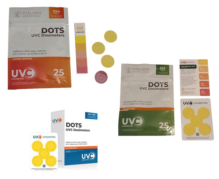 Dosimètres UV-C LED 260-280nm/ 254nm/ 222nm - France UV-C