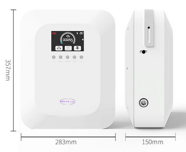 Dimensions du Générateur d'eau ozonée 0.5 à 3.5mg/L (PPM) - France UV-C