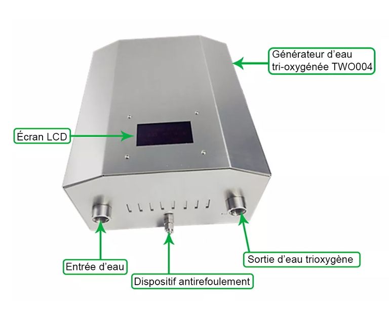 Générateur d'eau ozonée - concentration de 1 à 3PPM - France UV-C