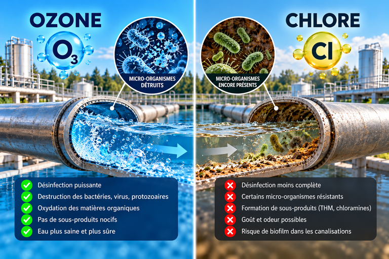 Conserver les fruits de mer et les poissons avec l'ozone