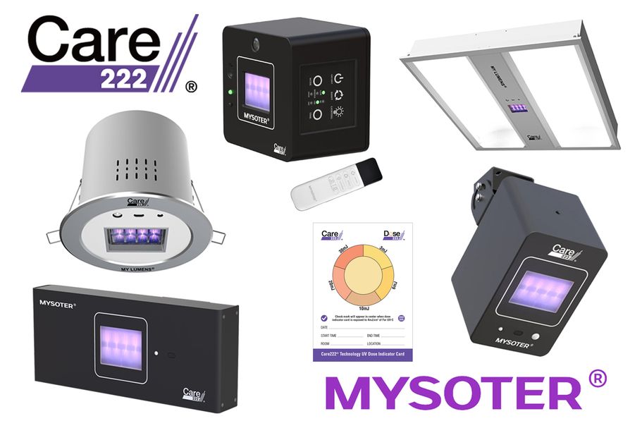 UV-C lointains 222nm - Far UV-C - Care222 - Mysoter - France UVC