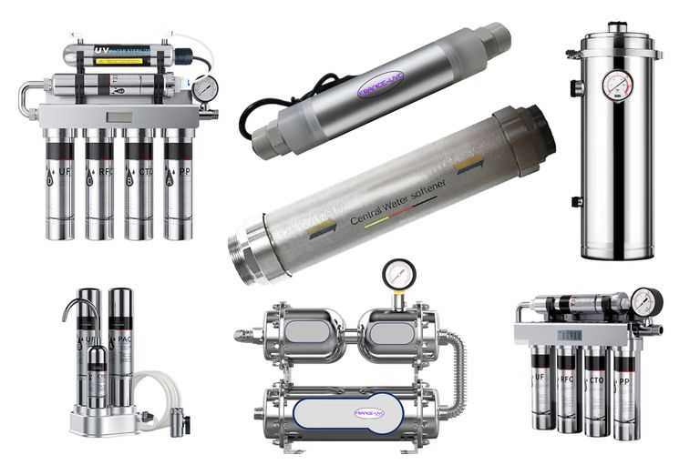 Filtration de l'eau : UV, différents filtres, osmose inverse