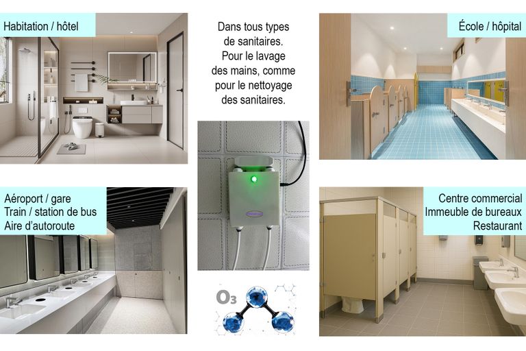 MINIMAX - Générateur d'eau ozonée - lieux d'utilisation - France UV-C