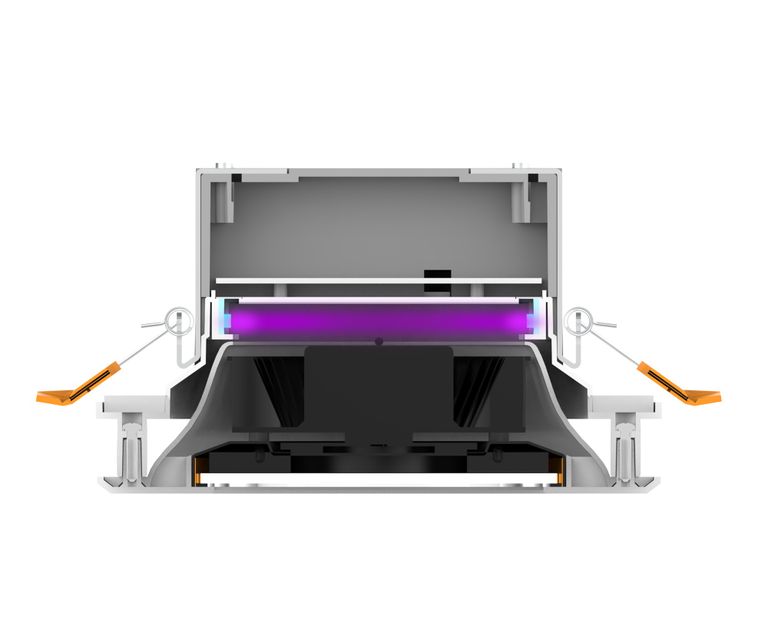 Downpuri : désinfection UV-C + spot Leds pour plafond - France UV-C