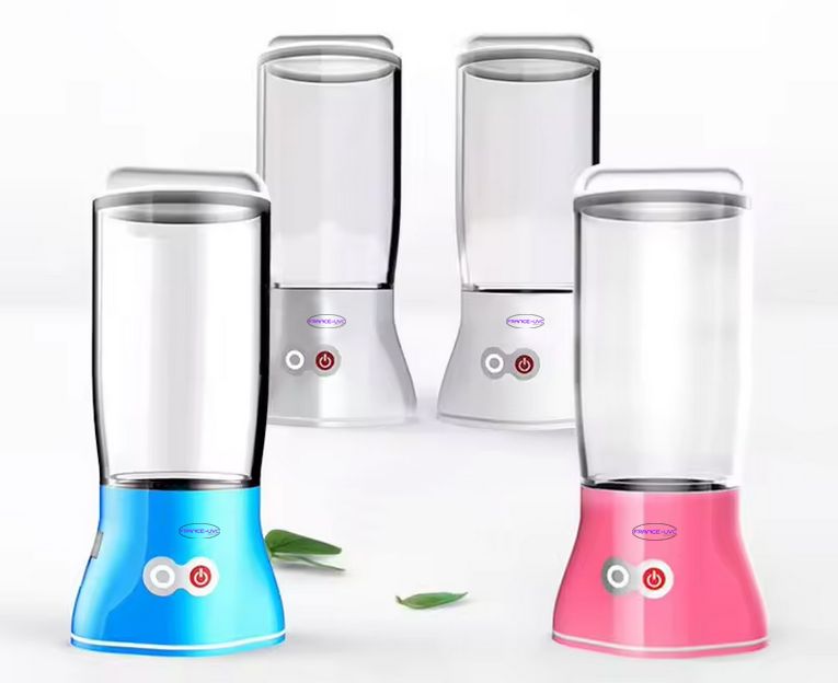 Différentes couleurs du verre rince bouche à eau ozonée - concentration en ozone élevée de 0.5 à 2.6mg/L (PPM) - France UVC