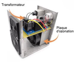 Générateur d'ozone 80g/h - FU-Q80g - France UV-C