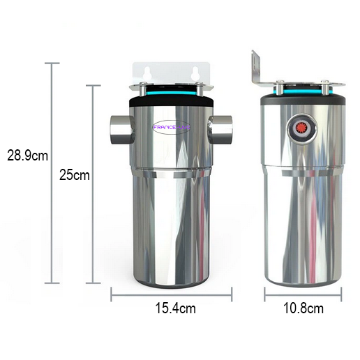 Réacteur UVC LED pour toute la maison - Dimensions du produit - Stérilisation à 99.99% - France UVC
