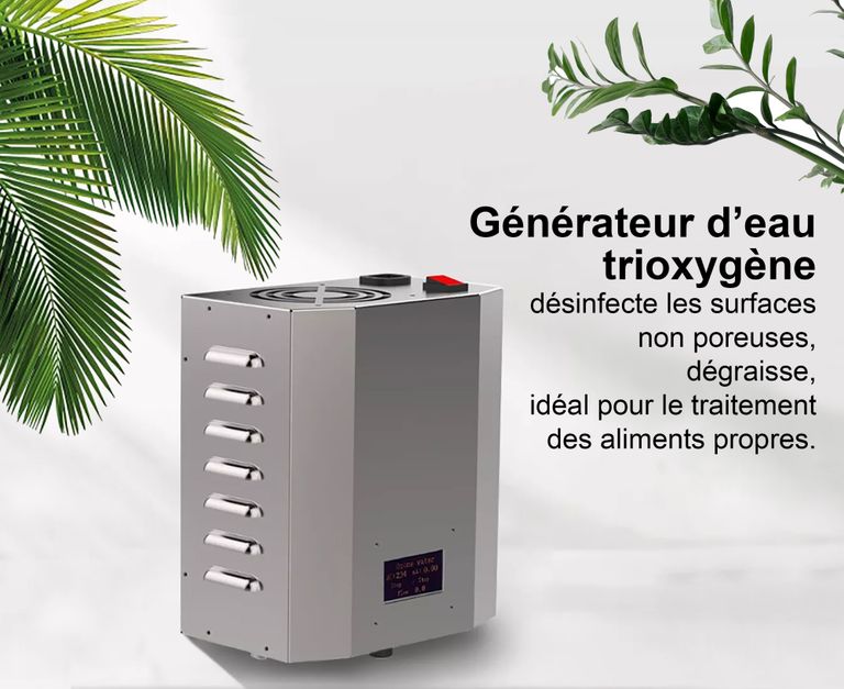 Générateur d'eau tri-oxygénée - 3PPM - France UV-C