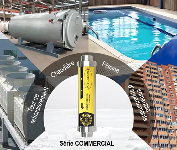 Autres applications adoucisseurs d'eau sans sel série COMMERCIAL - France UVC