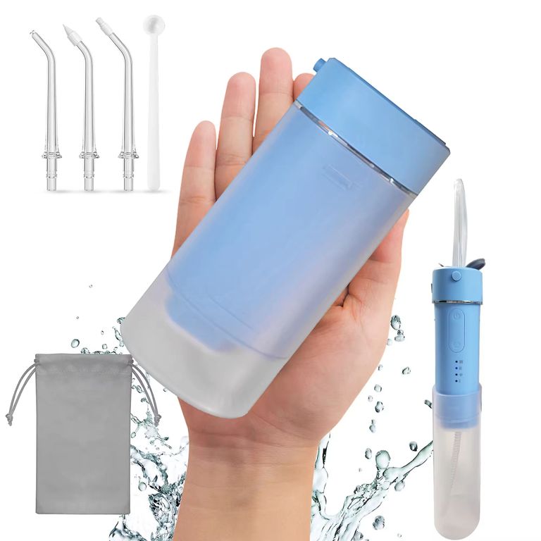 Jet dentaire à eau ozonée - Modèle bleu - Concentration en ozone élevée de 0.5 à 2.6mg/L (PPM) - France UVC