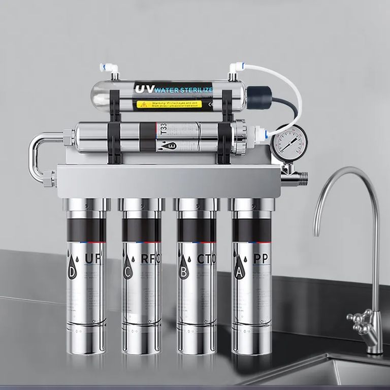FU-H502-UV Filtration de l'eau du robinet - Modèle à mettre sous l'évier - France UV-C