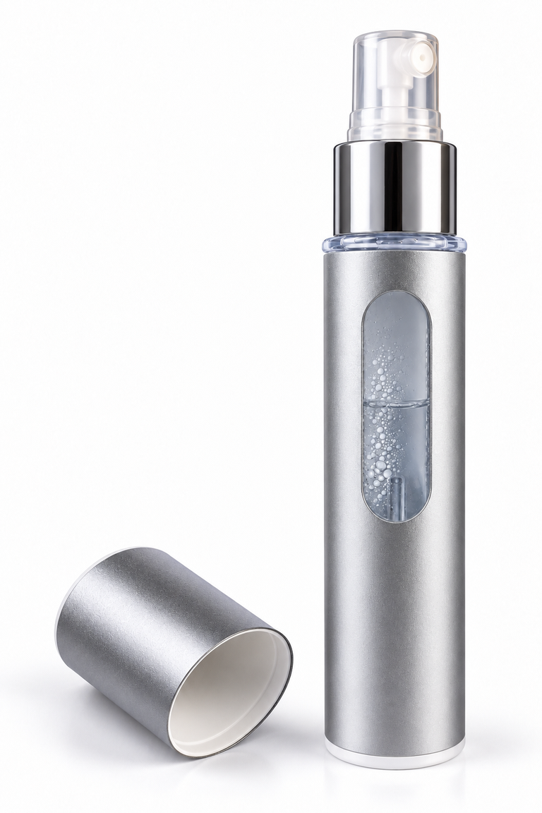 Mini spray O3 - Vaporisateur d'eau ozonée - De 1 à 5 mg/L (PPM) - Format de poche pour le sac à main -France UVC