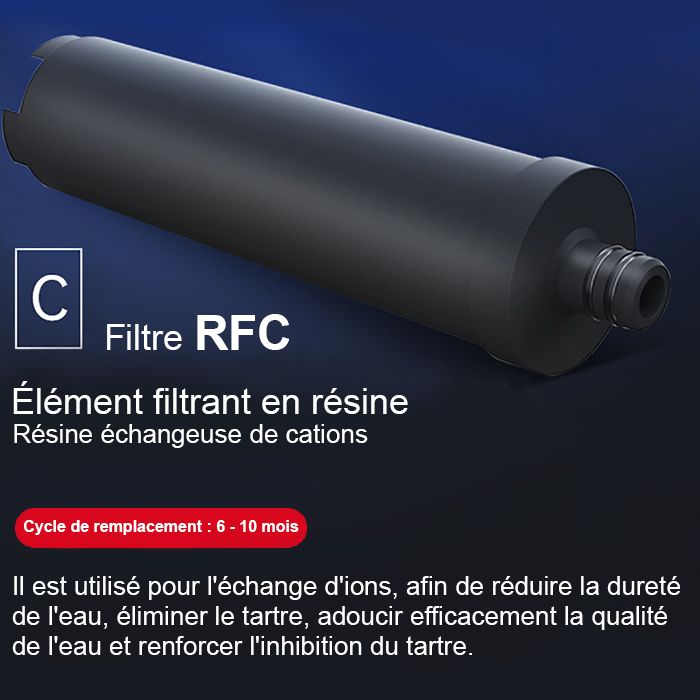 FU-H501 et FU-H502 Filtration de l'eau du robinet - Modèle à mettre sous l'évier - France UV-C
