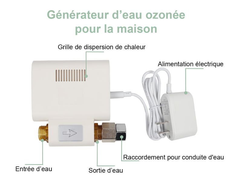 Ozoniseur pour lave-linge GO-0.5/1.0PPM - France UV-C