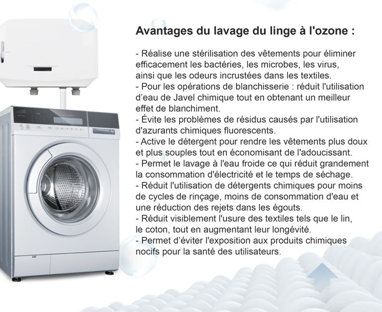 Ozoniseur pour lave-linge XH-W503 - France UV-C