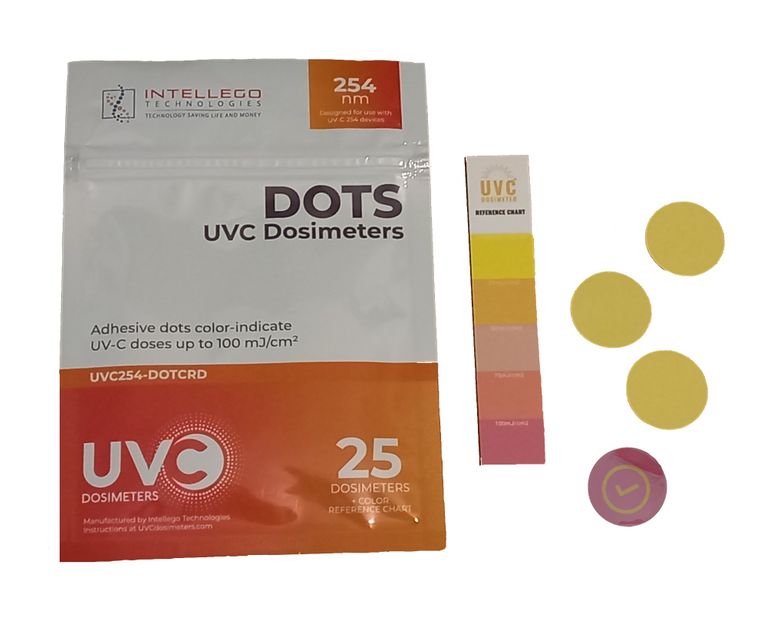 Dosimètres UV-C 254nm - France UV-C