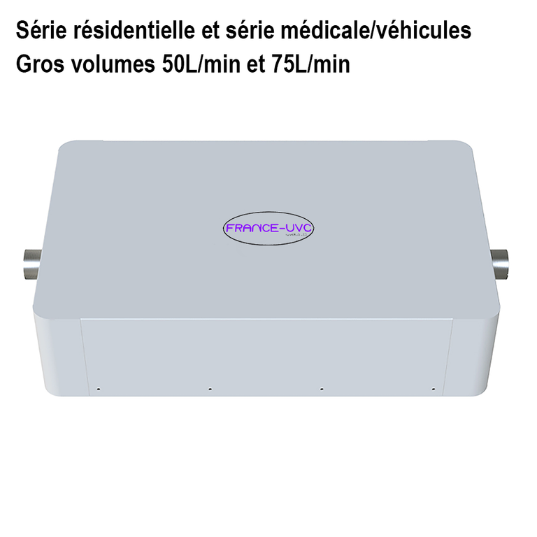 Stérilisateur d'eau UVC LED, modèles 50L/min et 75L/min - France UV-C