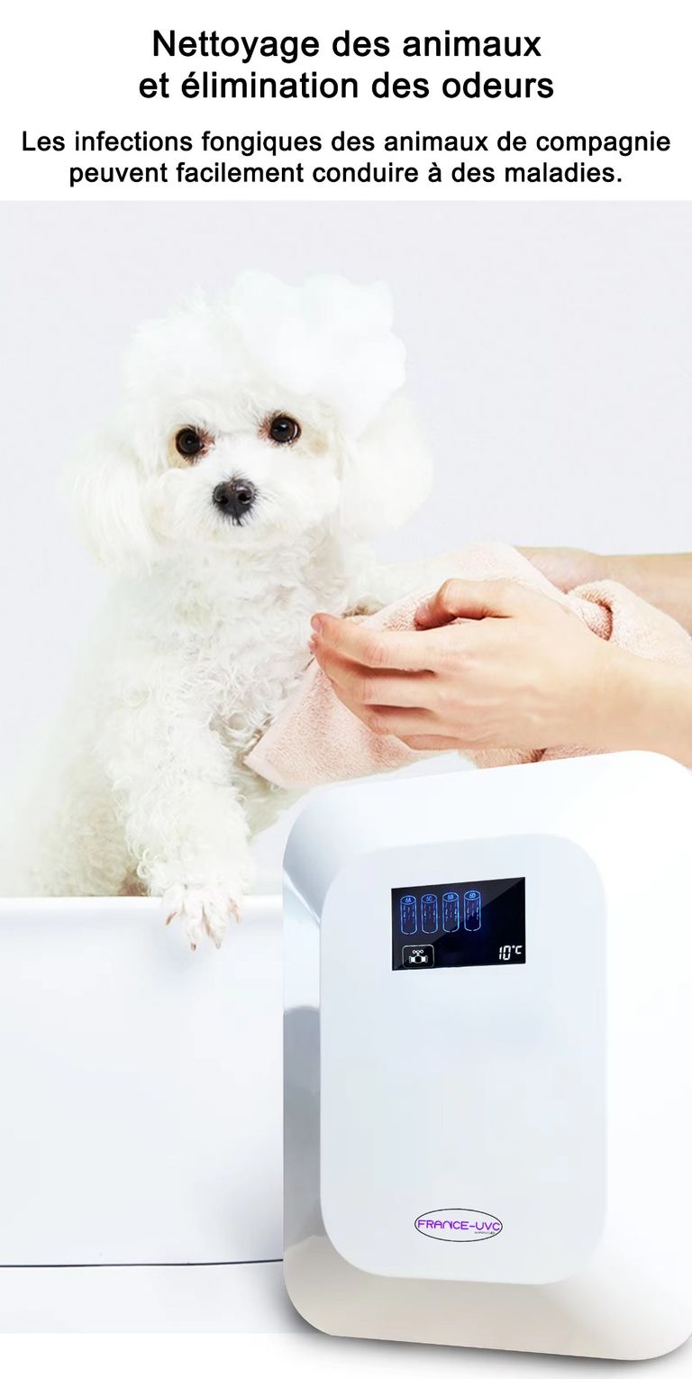 Pour laver les animaux Générateur d'eau ozonée 0.5 à 3.5mg/L (PPM) - France UV-C