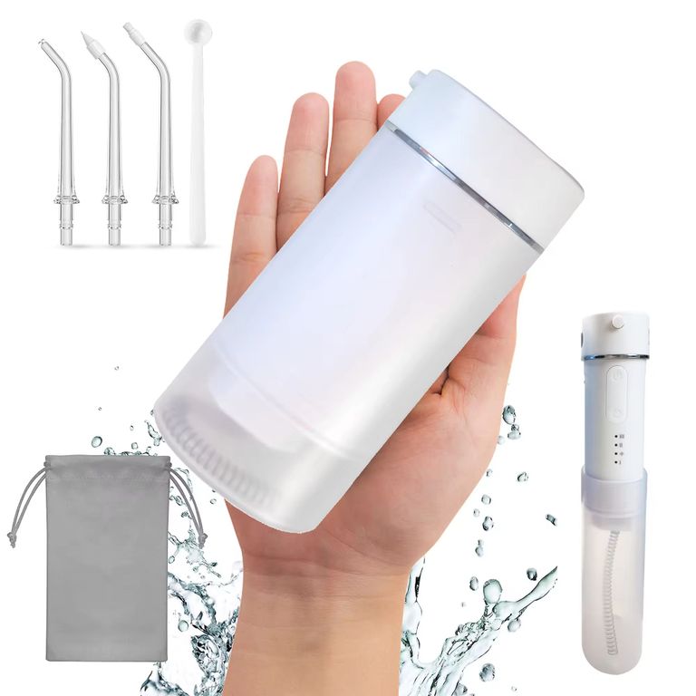 Jet dentaire à eau ozonée - Modèle blanc - Concentration en ozone élevée de 0.5 à 2.6mg/L (PPM) - France UVC