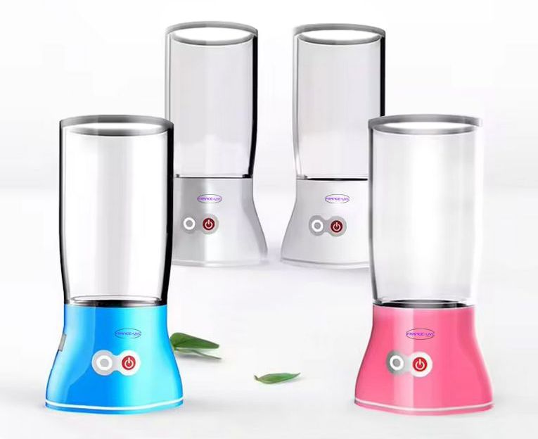 Différentes couleurs du verre rince bouche à eau ozonée - concentration en ozone élevée de 0.5 à 2.6mg/L (PPM) - France UVC