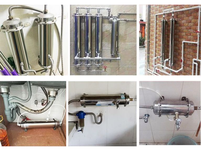 FU-WHPVDF-01 Filtration de l'eau courante - Installation sous l'évier, dans un garage ou zone de maintenance - France UV-C